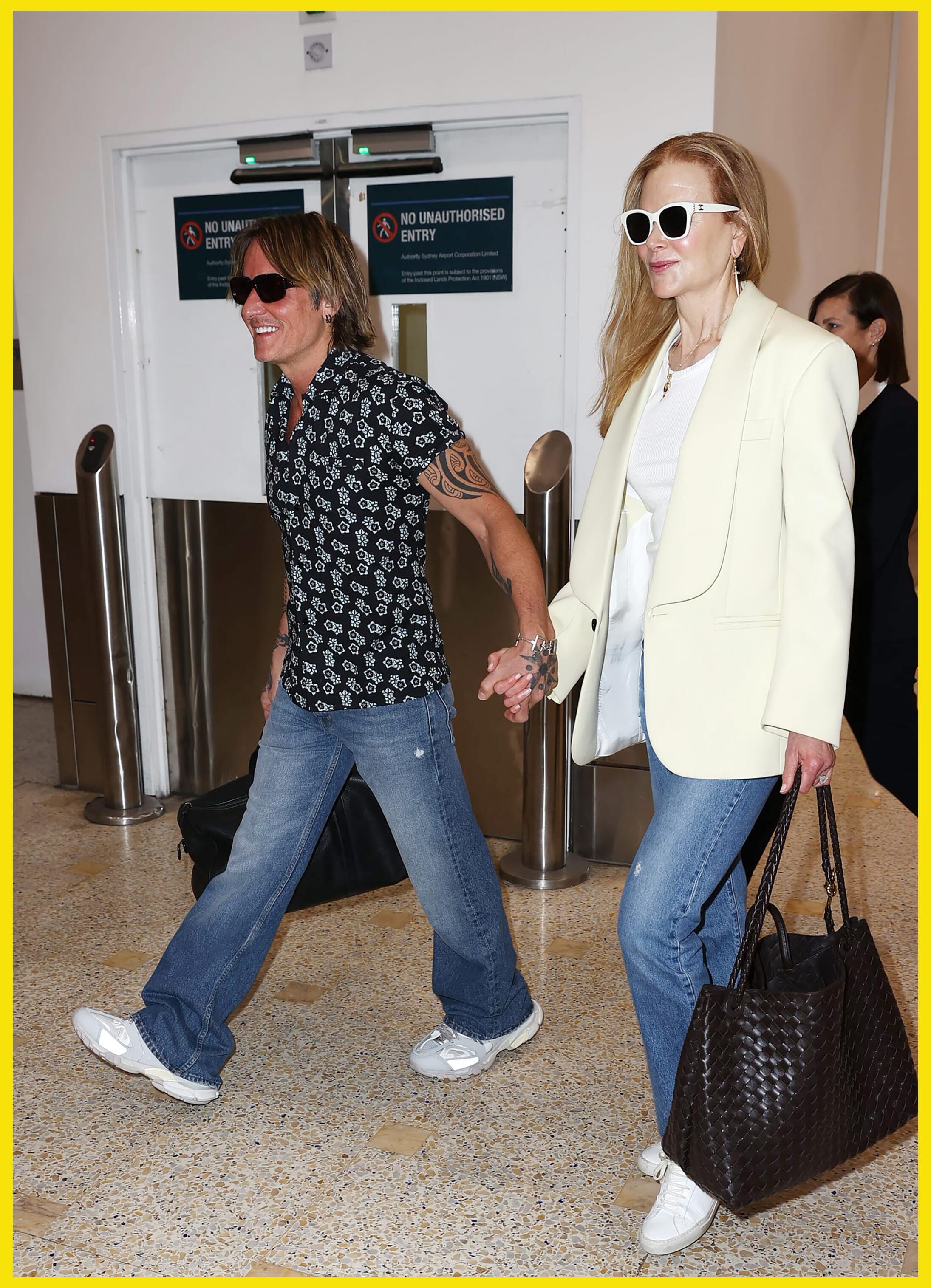 Pictured: Nicole Kidman on arrival into Sydney